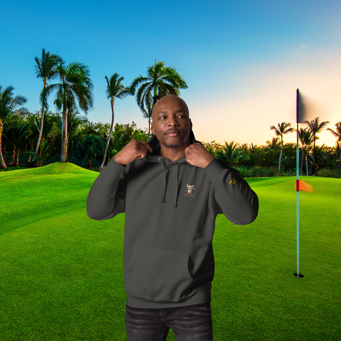 Holly Golfwear - Logo - Unisex-Kapuzenpullover