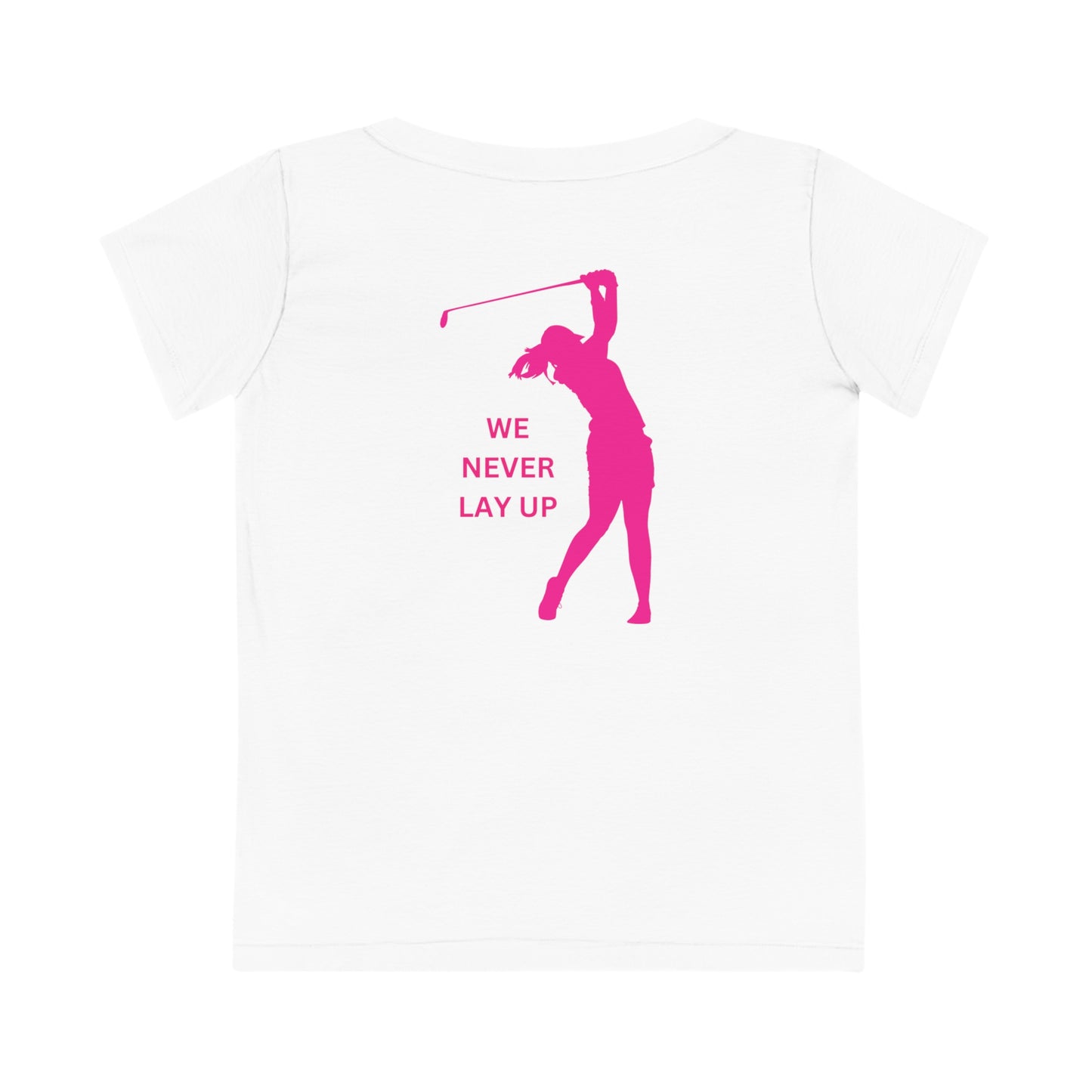 We Never Lay Up – Das perfekte Golfshirt für risikofreudige Golferinnen!