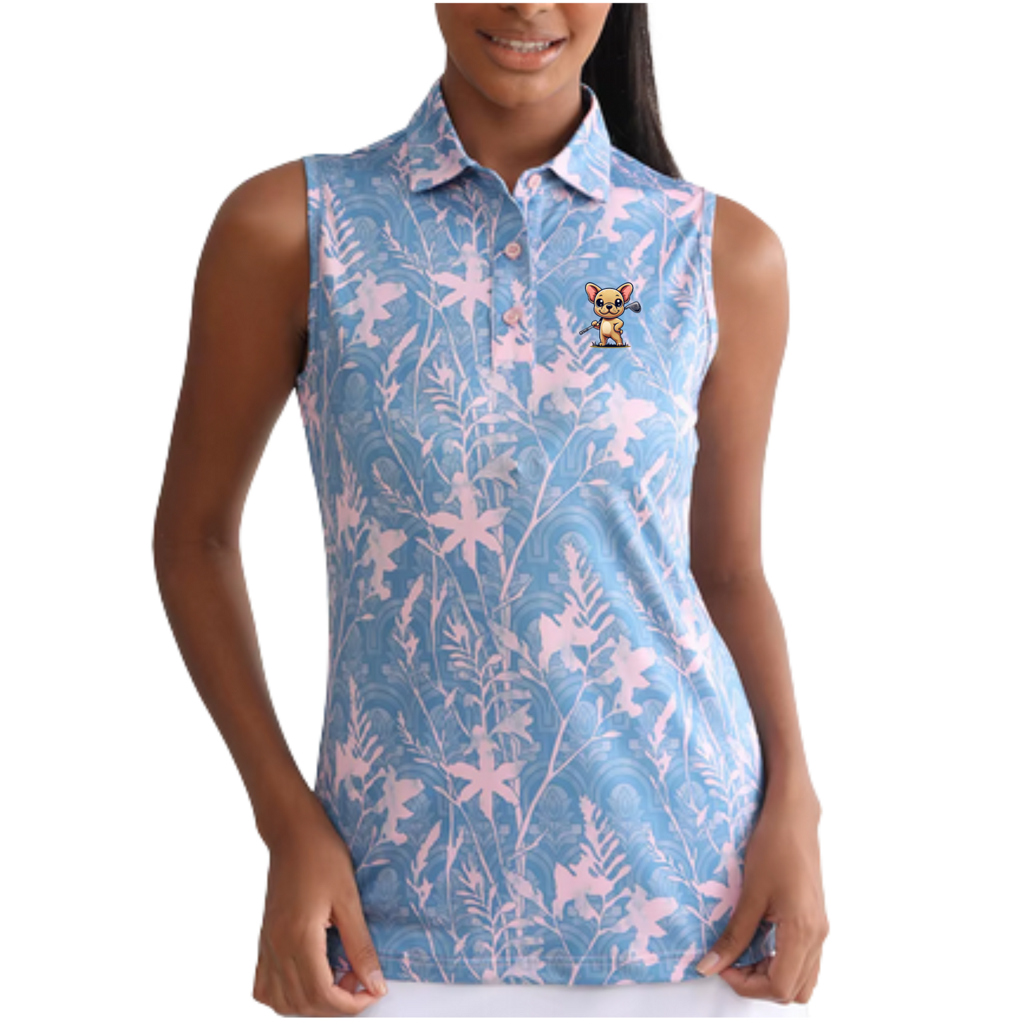 Polo à manches courtes Holly Golfwear pour femme