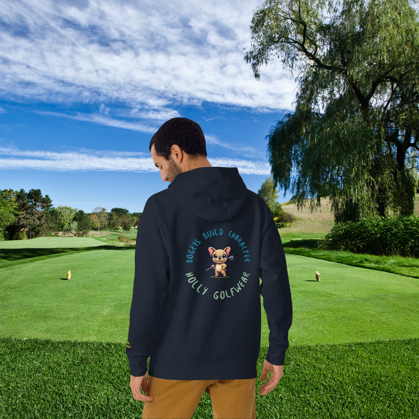 Holly Golfwear - Bogeys build character - Unisex-Kapuzenpullover