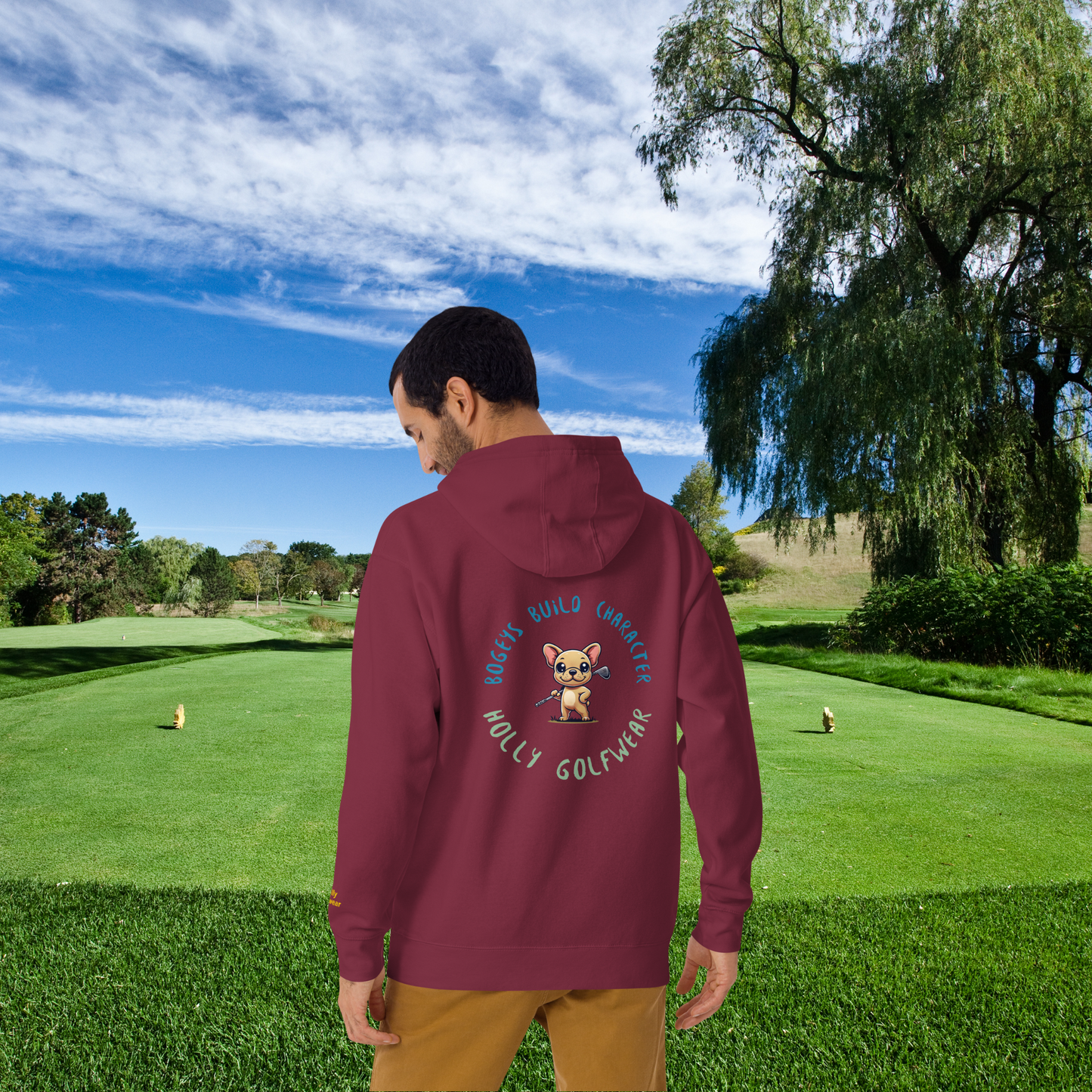 Holly Golfwear - Bogeys build character - Unisex-Kapuzenpullover