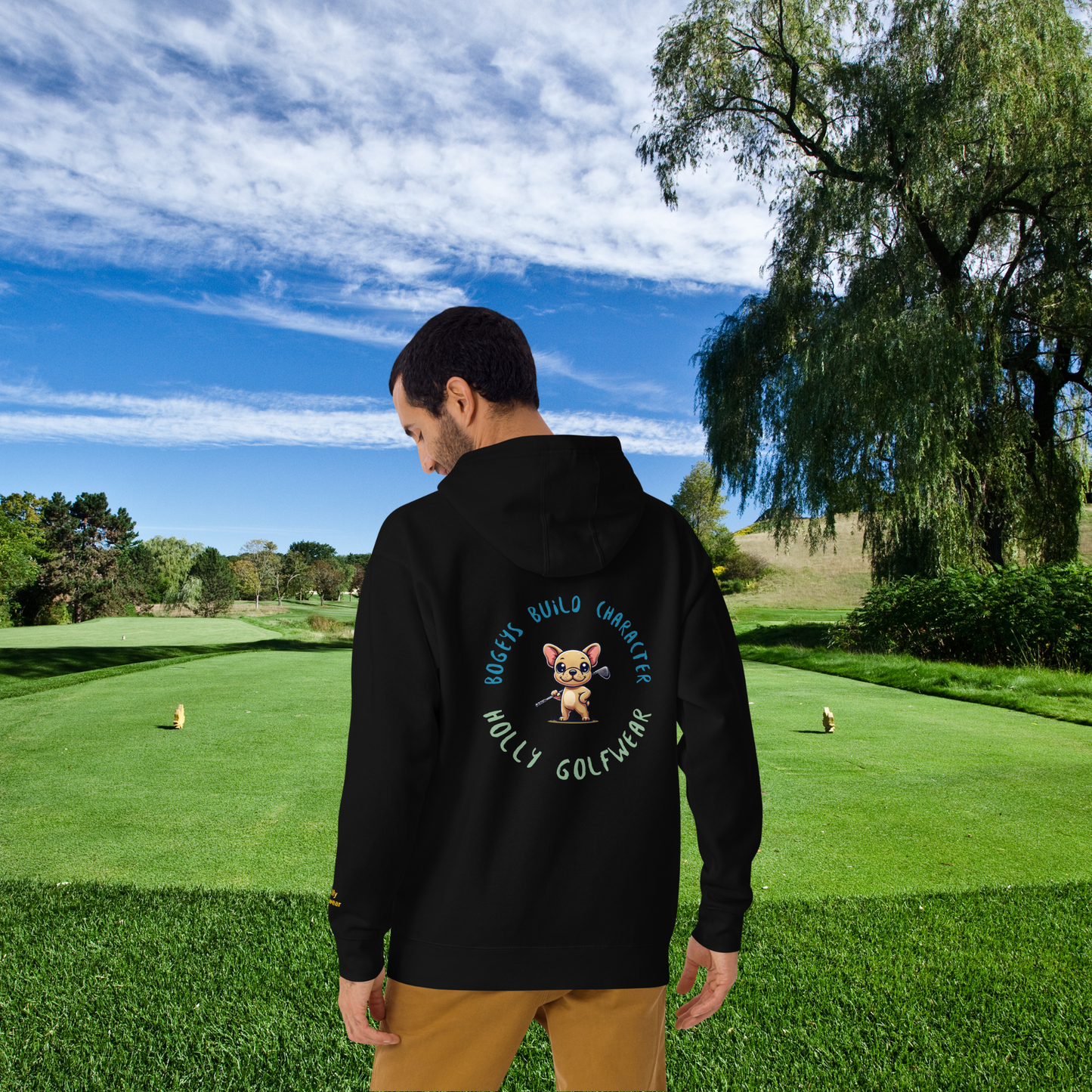 Holly Golfwear - Bogeys build character - Unisex-Kapuzenpullover