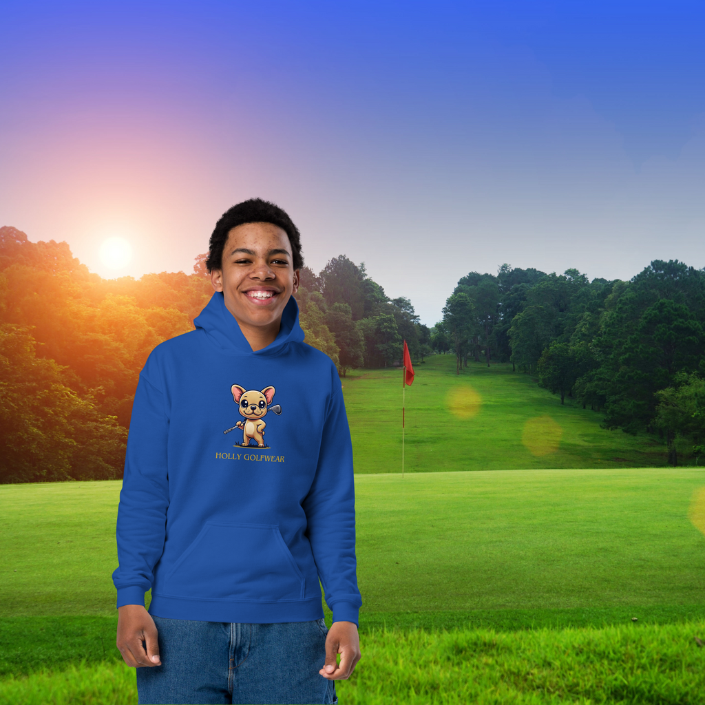 Holly Golfwear Logo Hoodie für Jugendliche