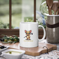 Kaffeetasse mit Logo "Holly Golfwear"