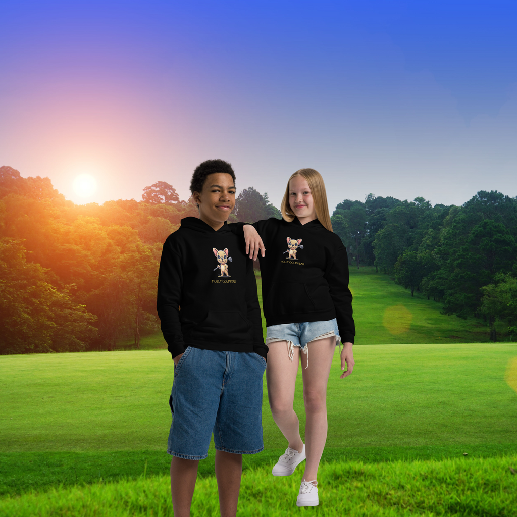 Holly Golfwear Logo Hoodie für Jugendliche