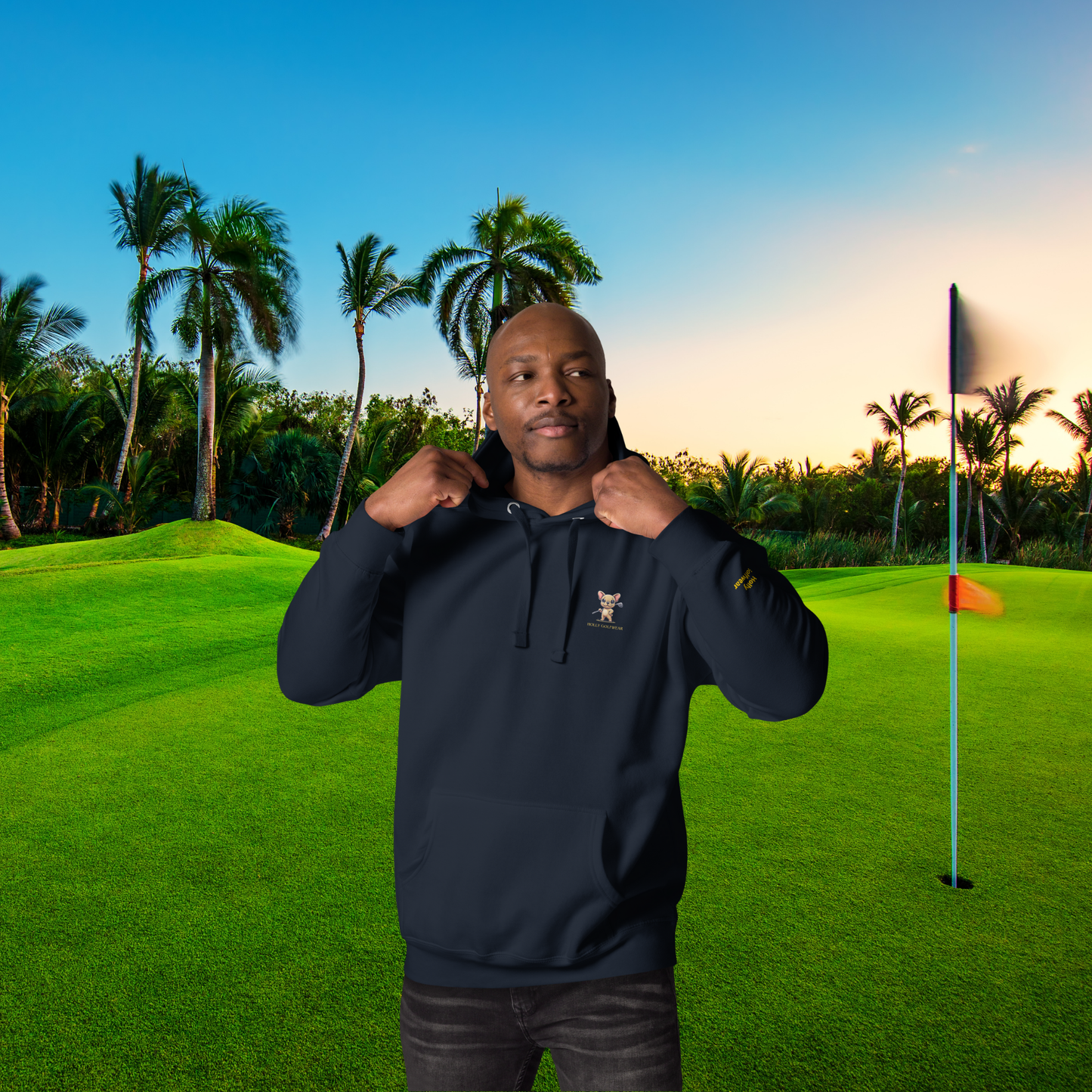 Holly Golfwear - Logo - Unisex-Kapuzenpullover