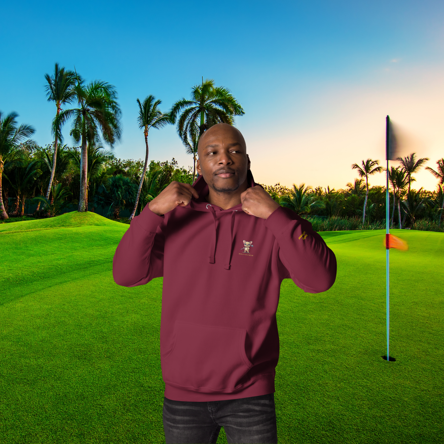 Holly Golfwear - Logo - Unisex-Kapuzenpullover