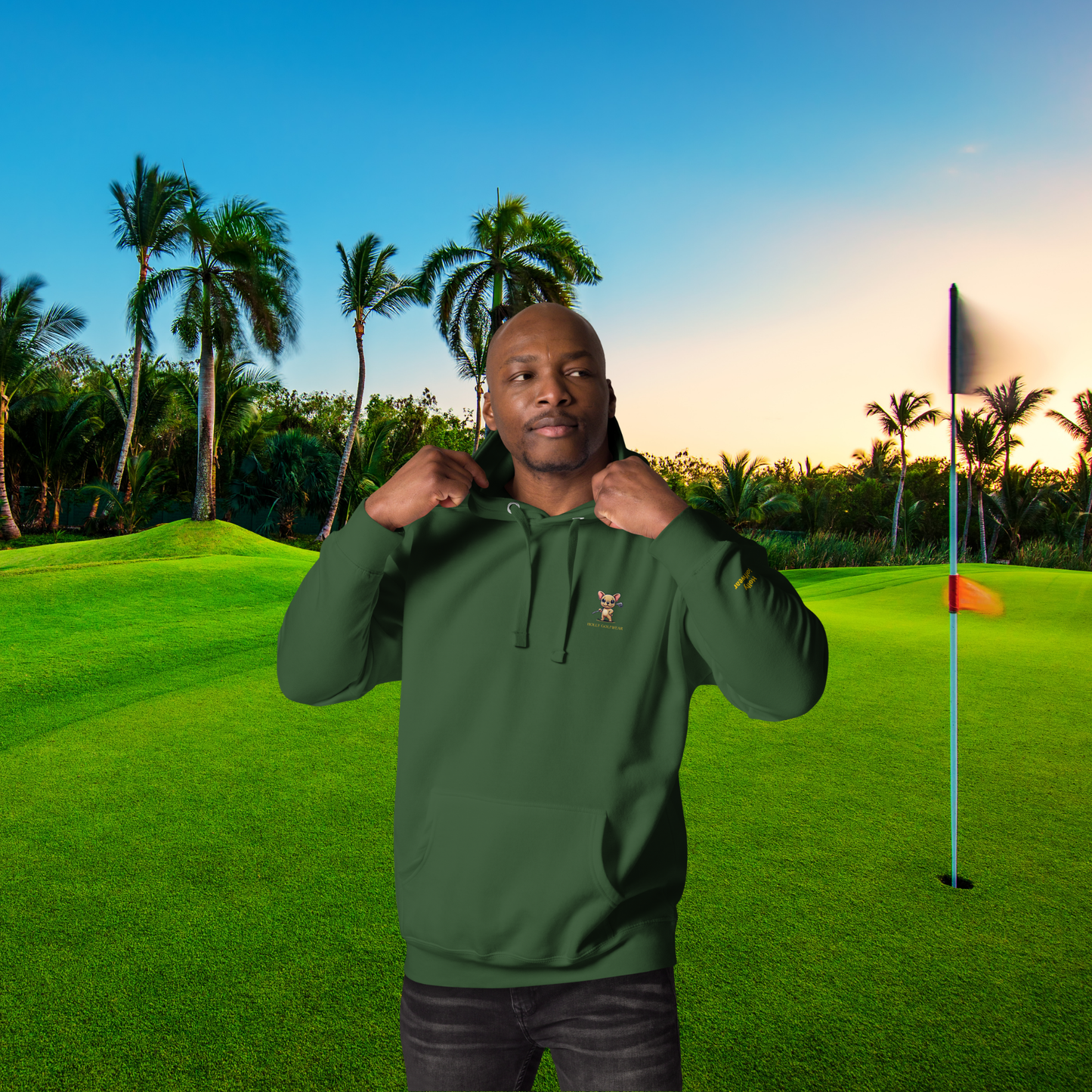 Holly Golfwear - Logo - Unisex-Kapuzenpullover