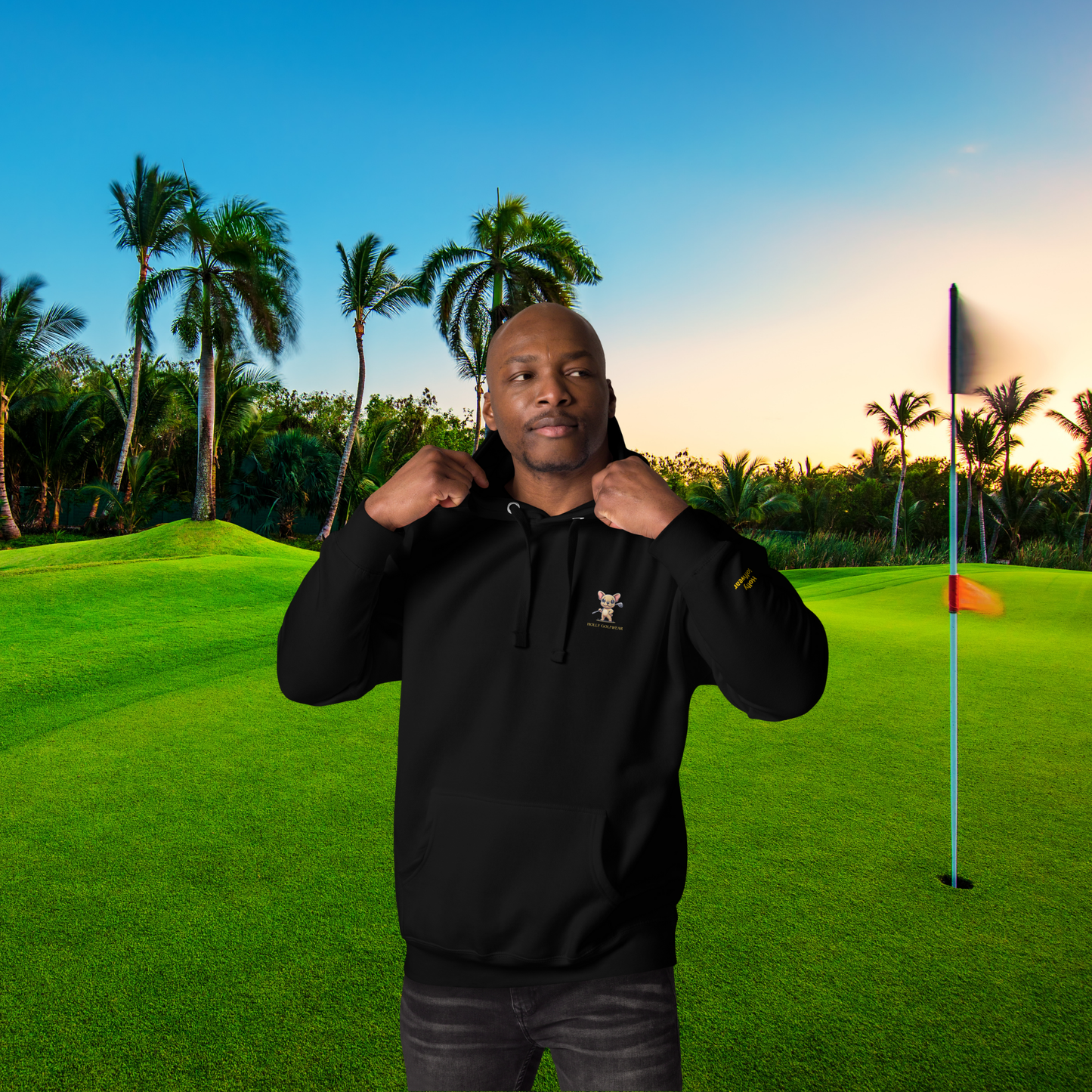 Holly Golfwear - Logo - Unisex-Kapuzenpullover