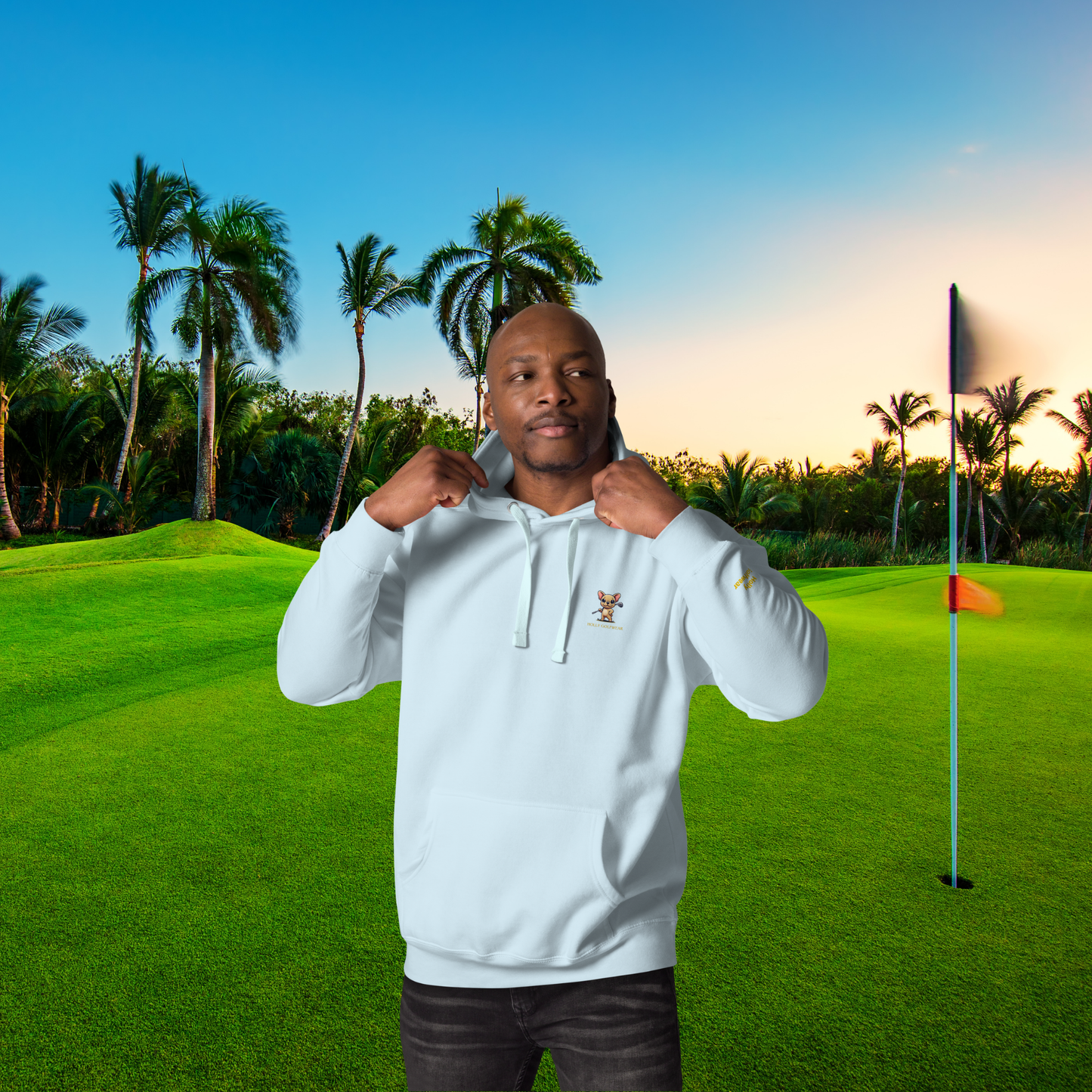 Holly Golfwear - Logo - Unisex-Kapuzenpullover