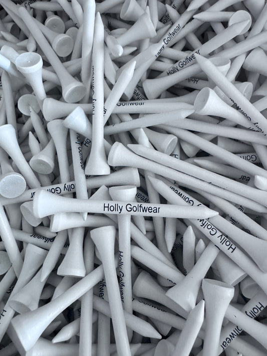 Holly Golfwear Holz Tees, biologisch abbaubar